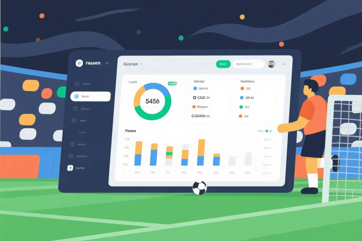 体育数据界面示意