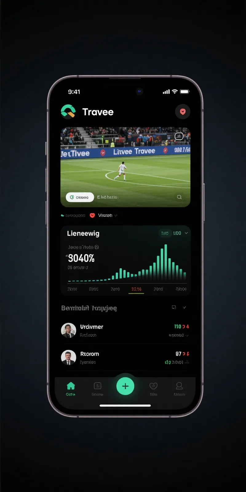 球速体育 App 界面展示